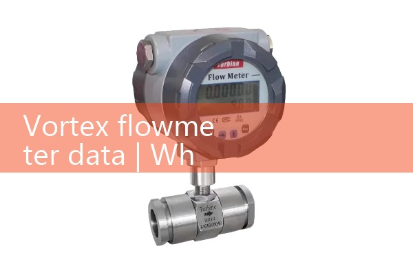 Vortex flowmeter data